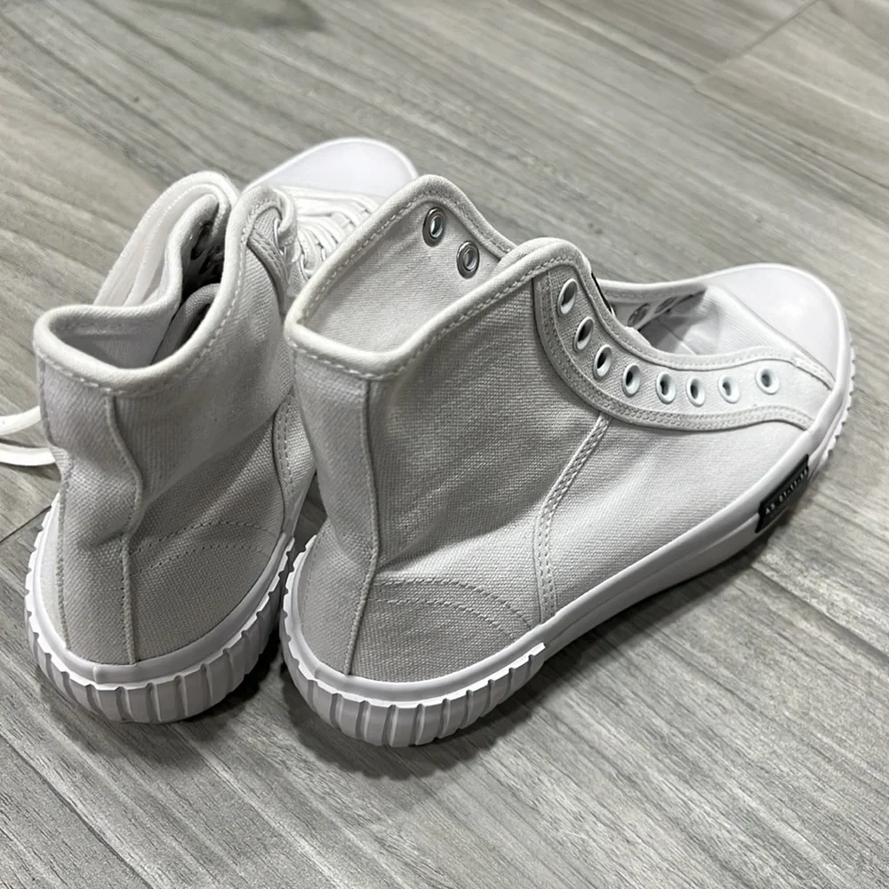 ALLSAINTS Women's Dana Flatform High Top Sneakers - Picture 4 of 7
